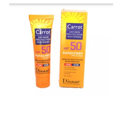 Carrot 24H Skin Protection Whitening spf 50 Sunscreen 50g